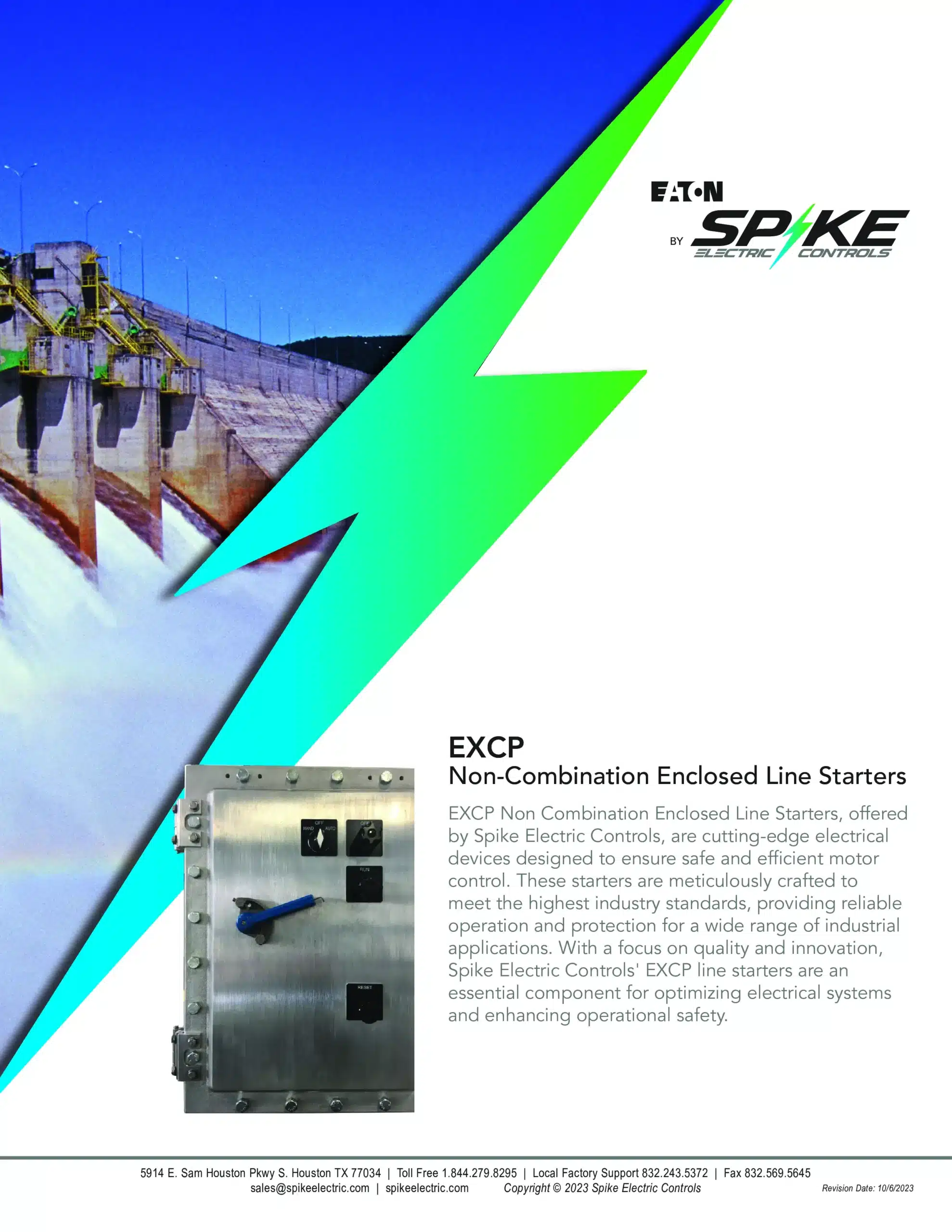 EXCP Explosion Proof Combination and Non-Combination Starters Spike Electric Catalog