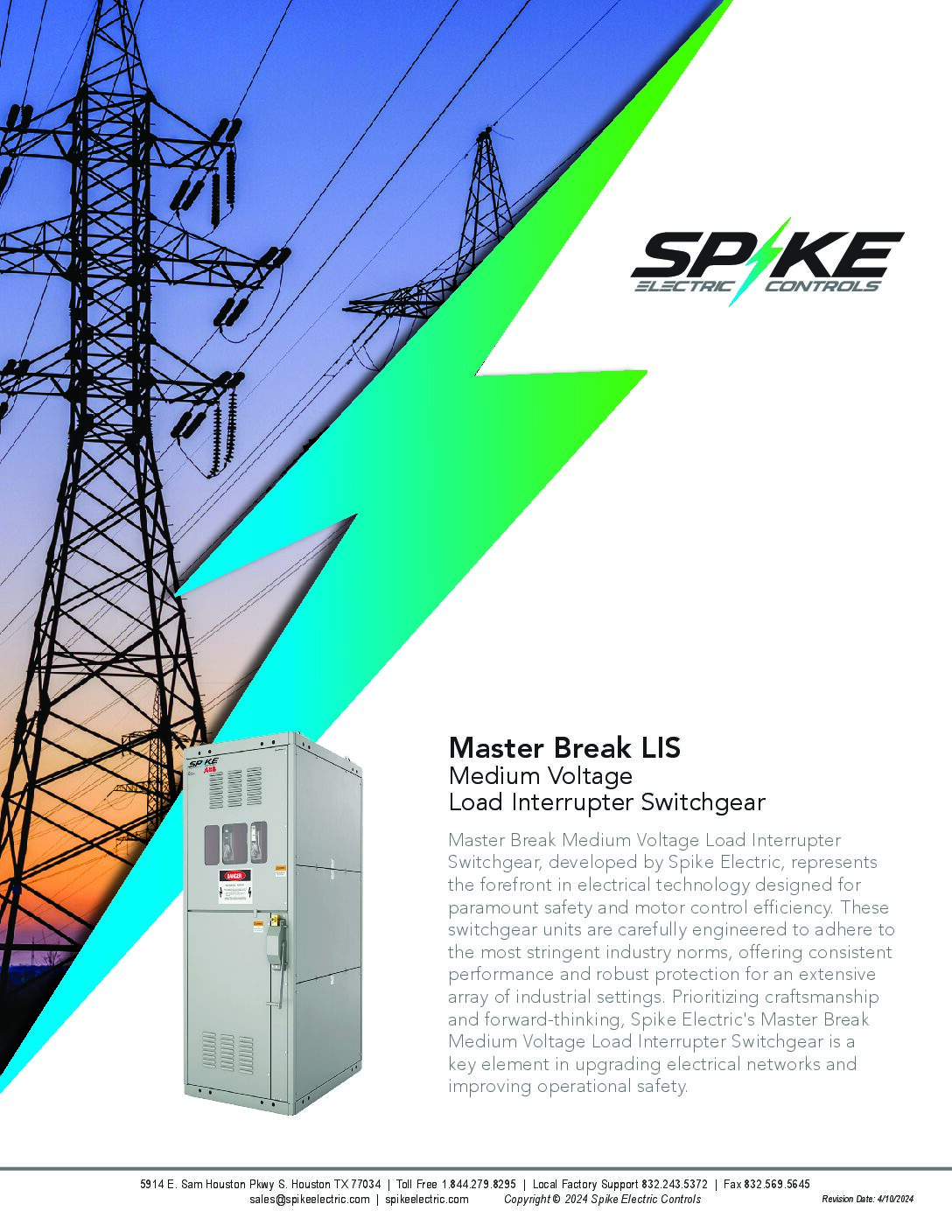 Master Break LIS Catalog from spike electric
