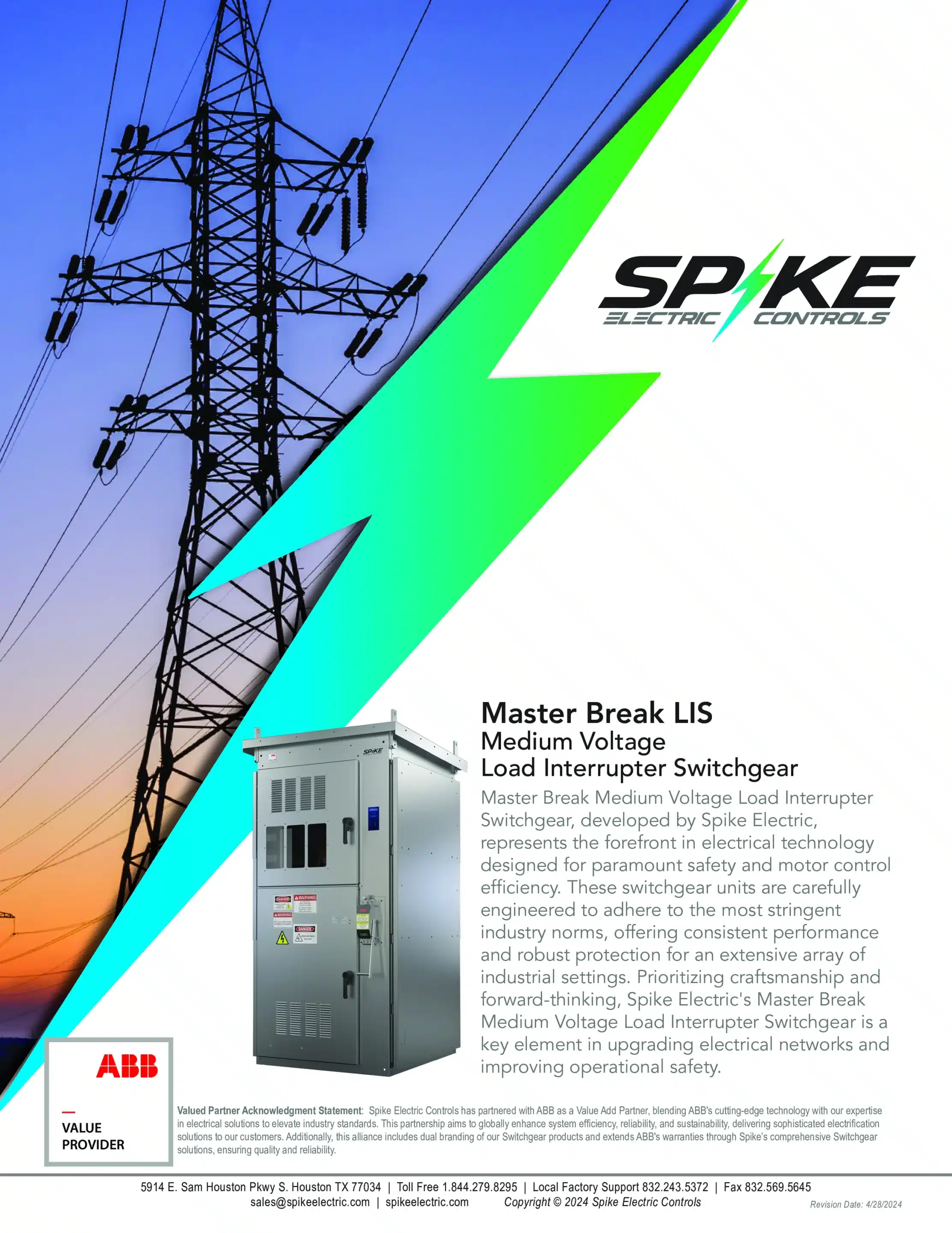 Master Break LIS Med Voltage Interrupter