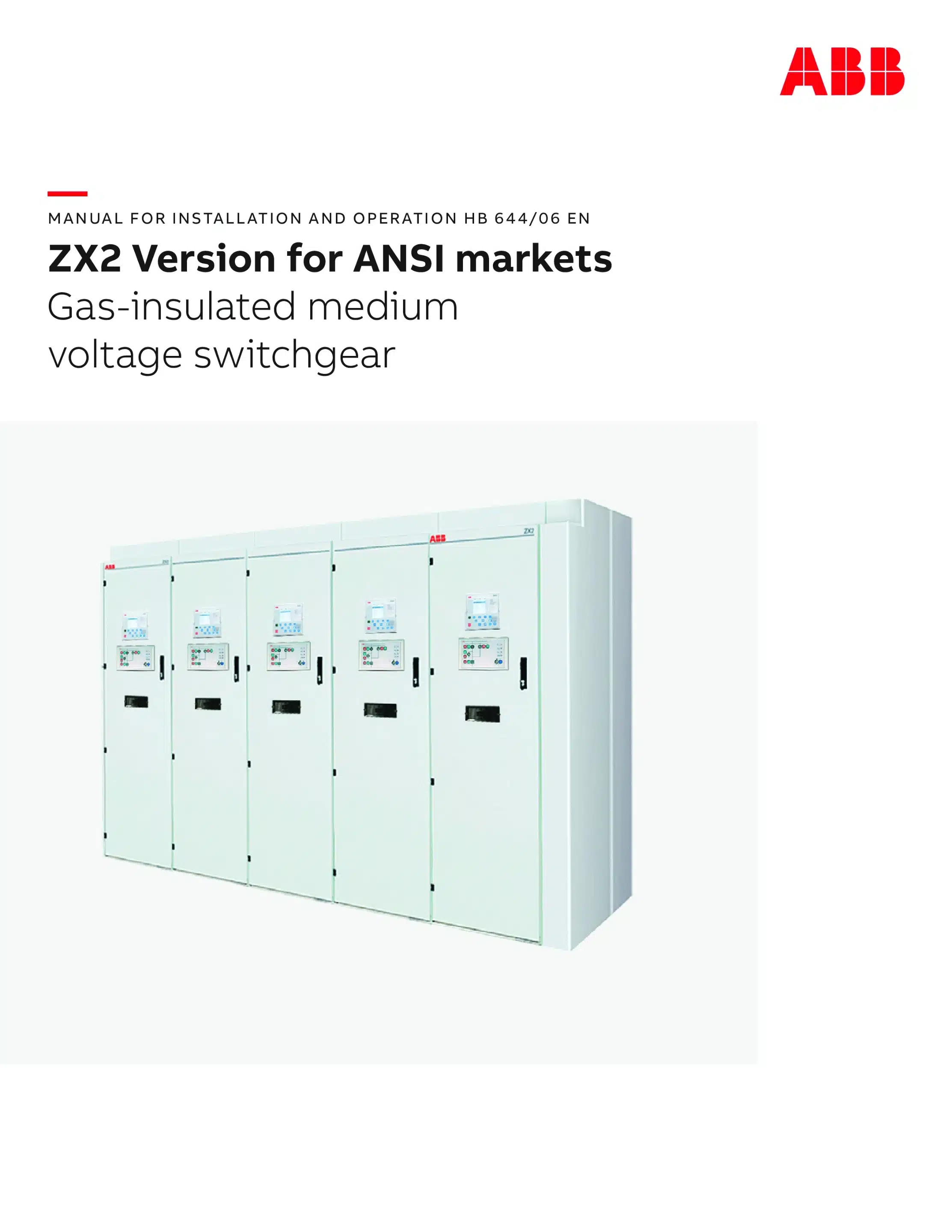 Gas-insulated Medium Voltage Switchgear Catalog