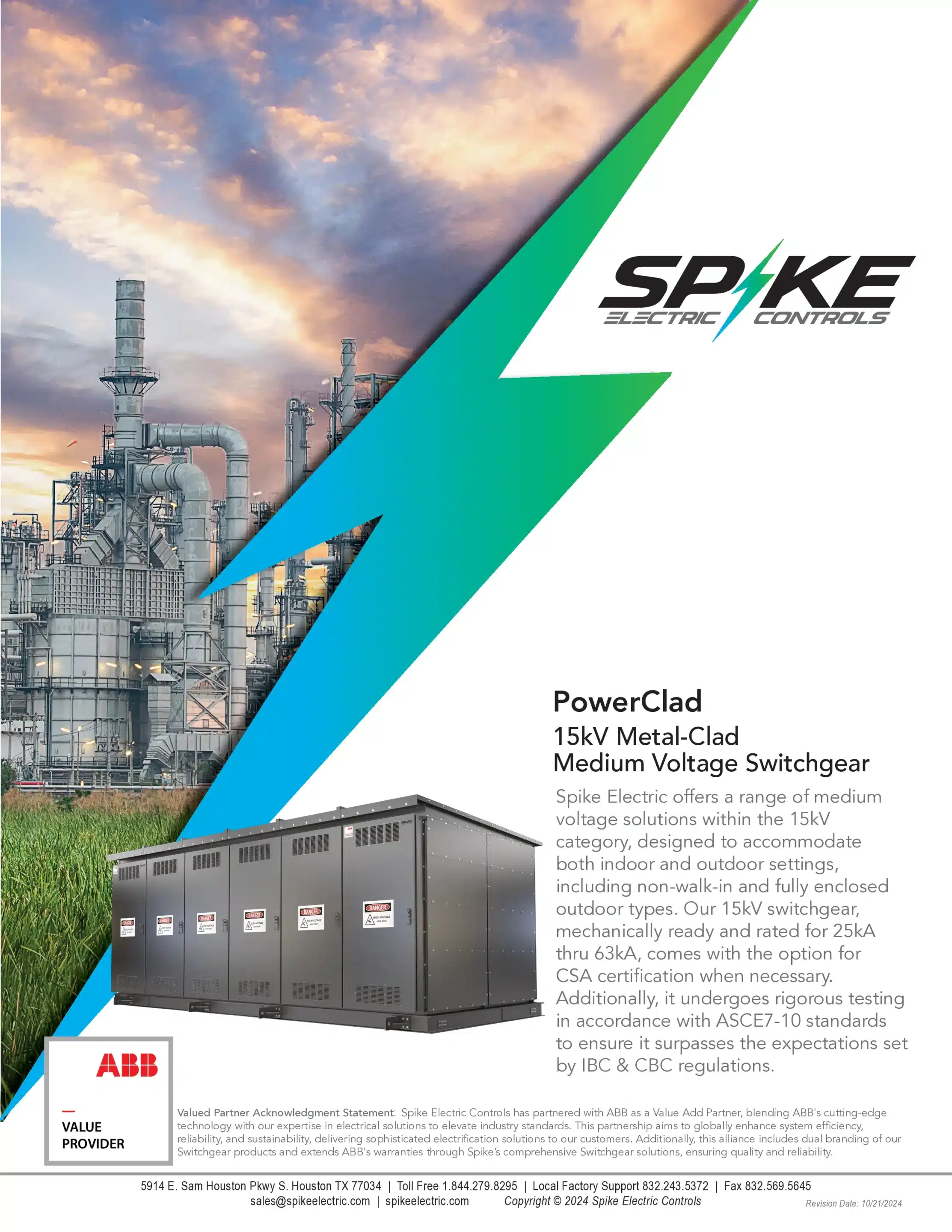 PowerClad 15kV Metal-Clad MV Switchgear Catalog