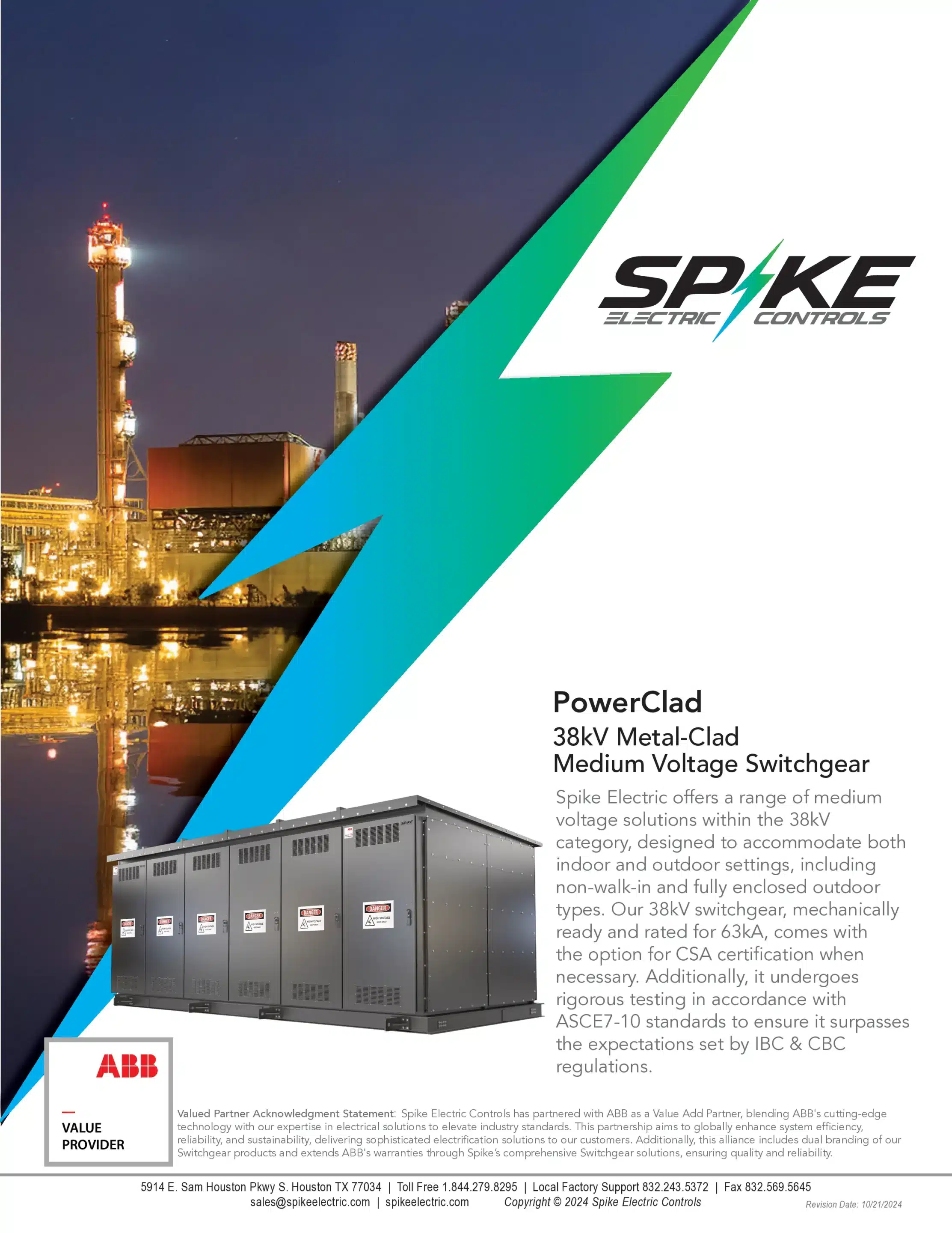 PowerClad 38kV Metal-Clad MV Switchgear Catalog