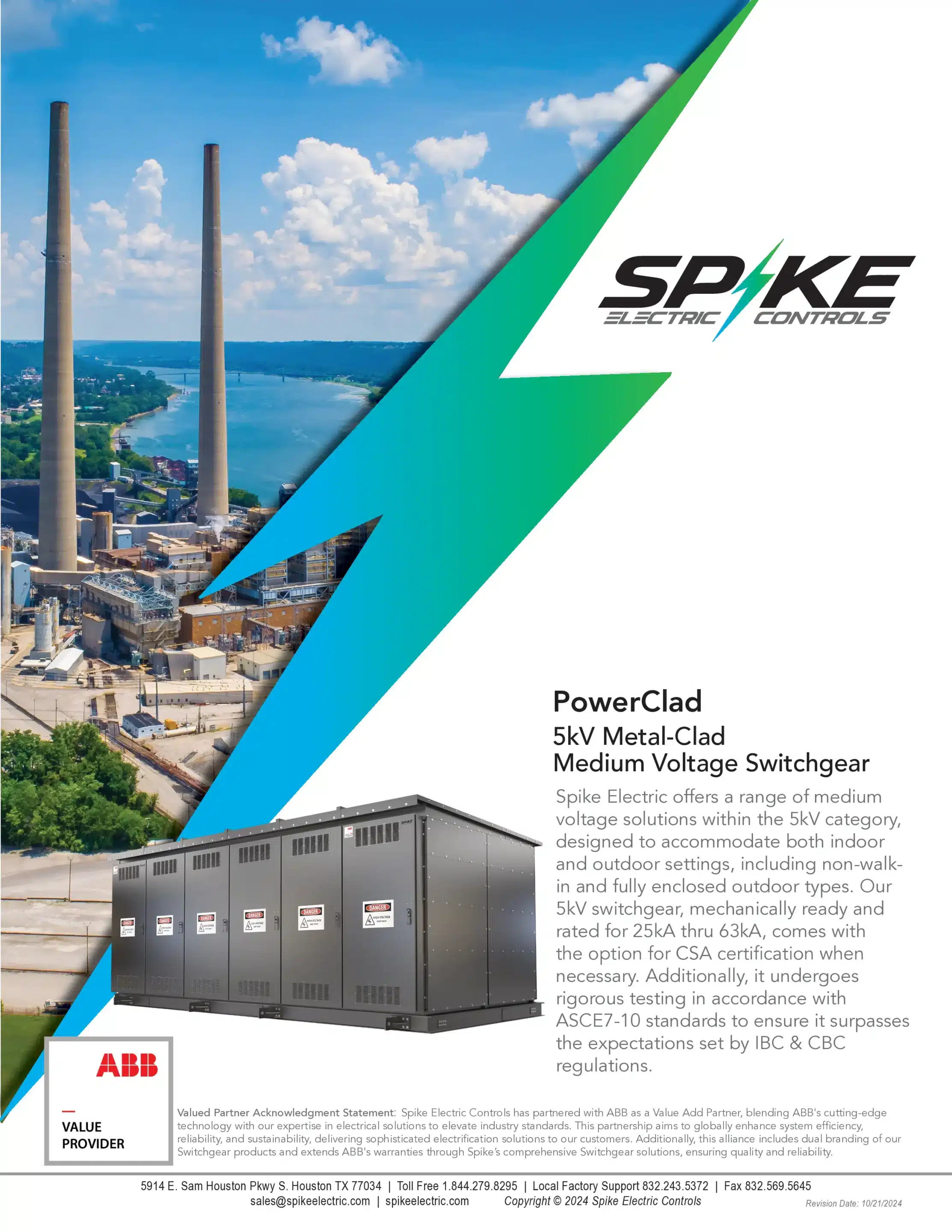 PowerClad 5kV Metal-Clad MV Switchgear Catalog