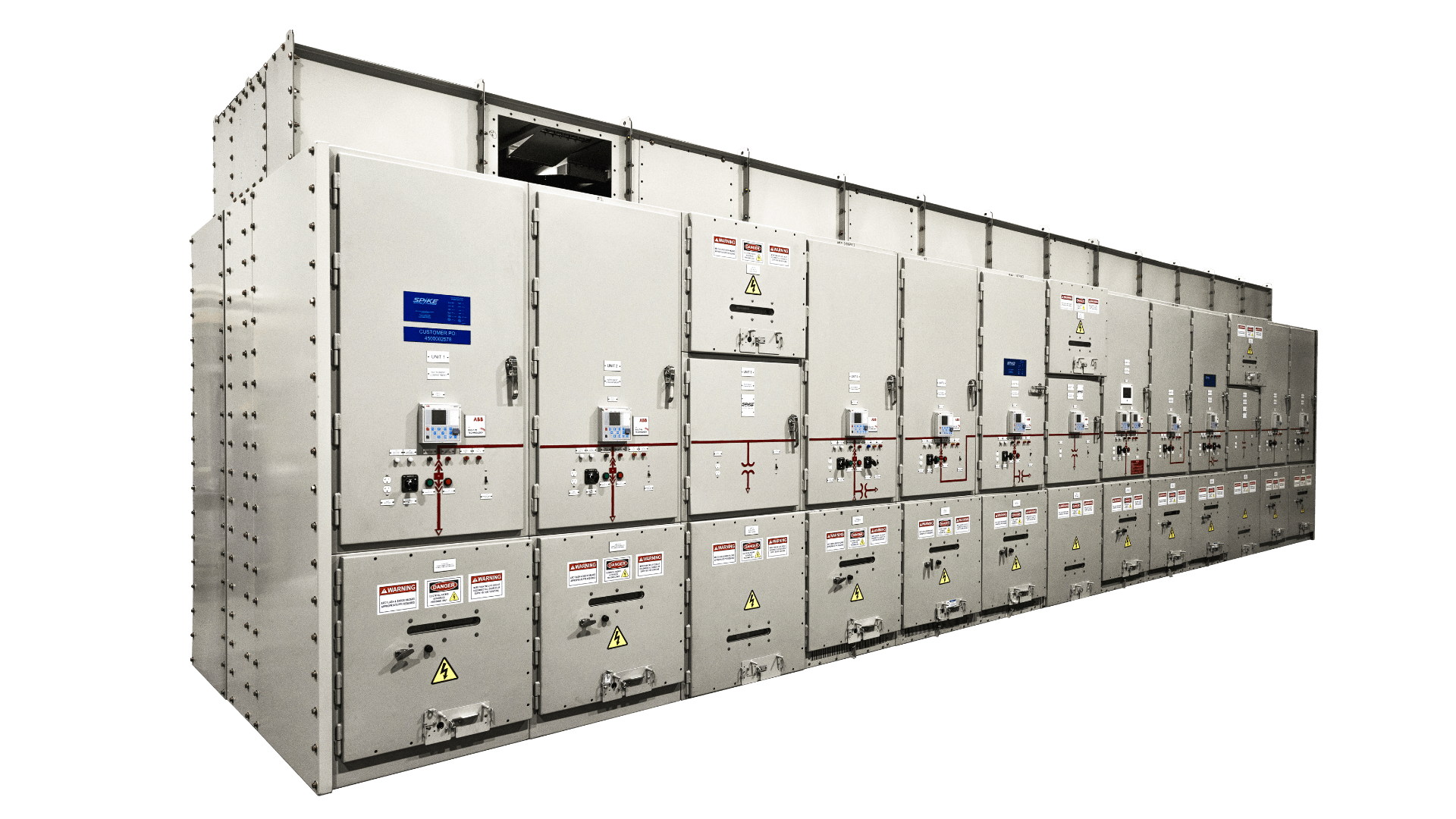 left sideview of Arc Resistant Switchgear left sideview of Arc Resistant Switchgear