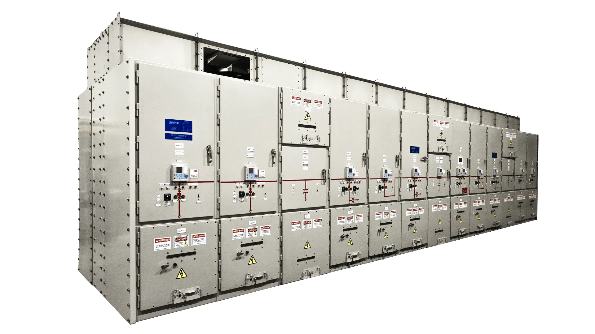 left sideview of Arc Resistant Switchgear