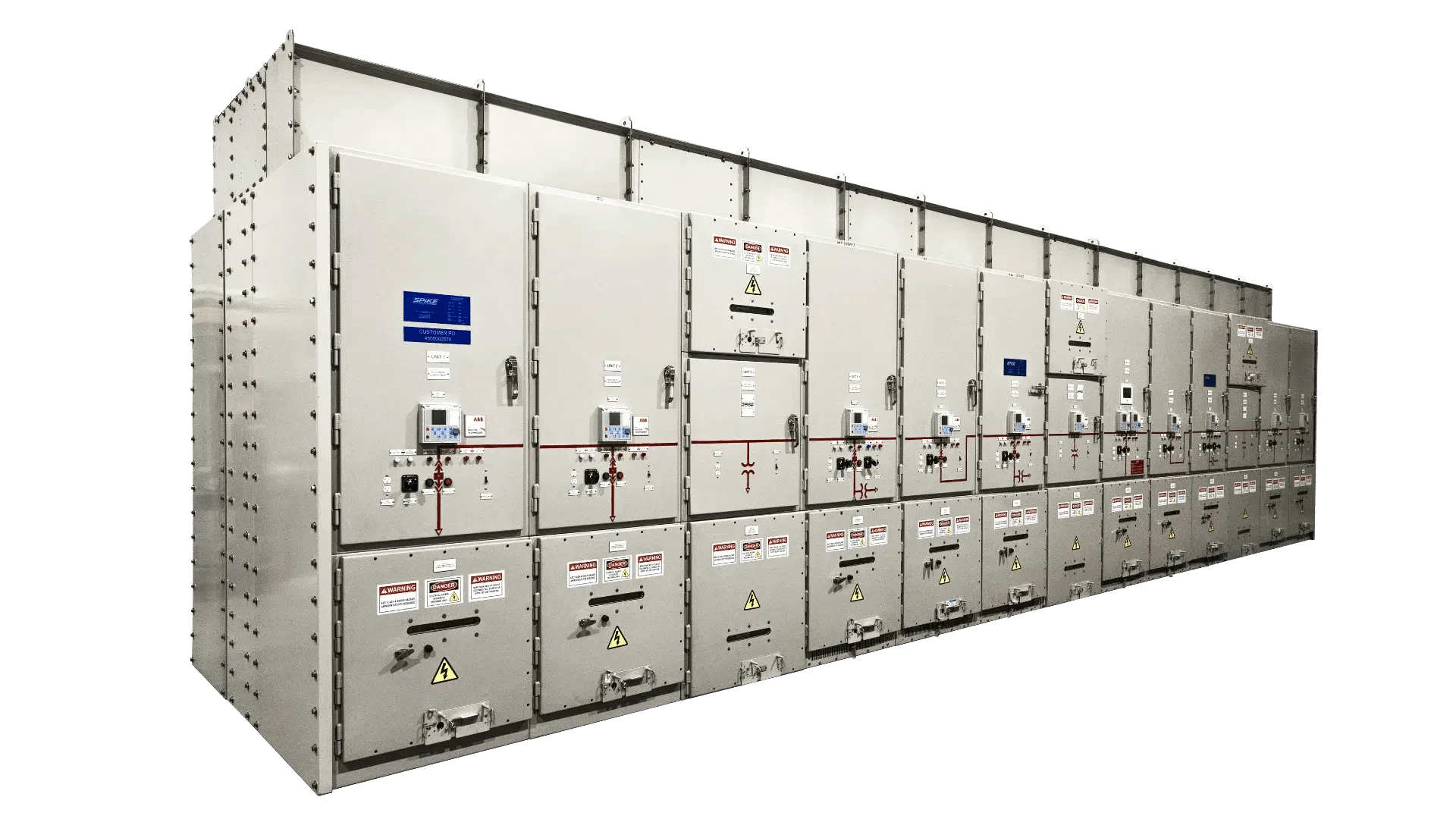 left-sideview-of-Arc-Resistant-Switchgear left sideview of Arc Resistant Switchgear