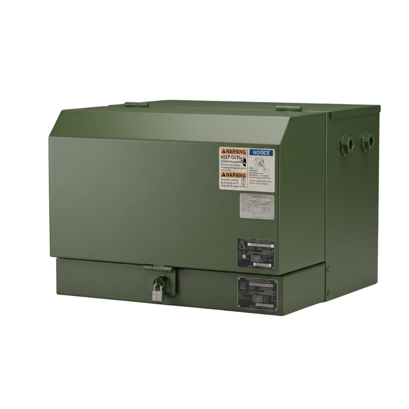 1 Ph Padmount 1 metal clad mv switchgear right view